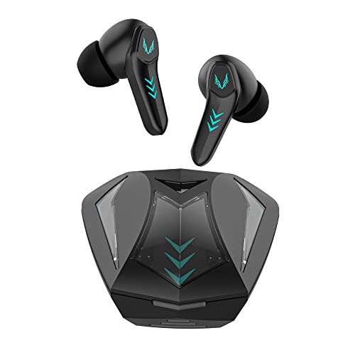 Tagg Rogue 100Gt Bluetooth Truly Wireless Gaming In Ear Earbuds With 50Ms Low Latency For Better Gaming 20Hrs Playtime With Mic With Enc For Best Calling Made For Comfort Gaming (Black)