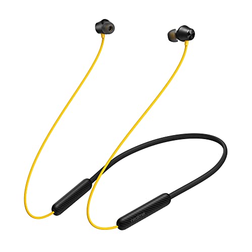 Realme Buds Wireless 2S In Ear Earphone With Mic, Dual Device Switching & Type C Fast Charge & Up To 24Hrs Playtime, Bluetooth Headset Neckband (Black)