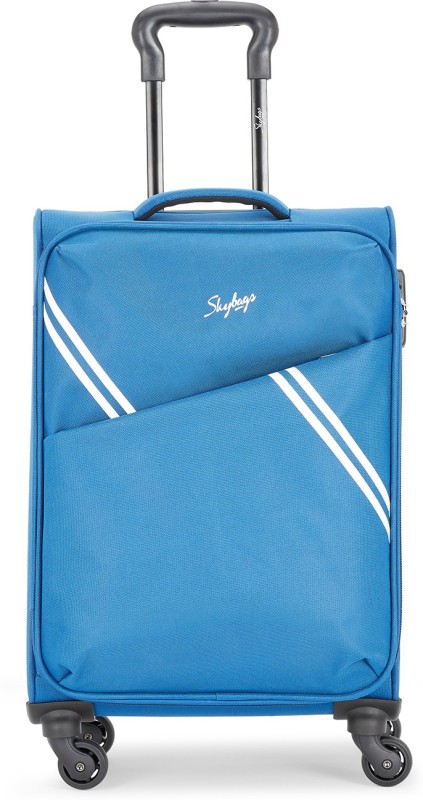 Skybags Trick 4W Str (E) 58 Blue Cabin Suitcase – 22 Inch