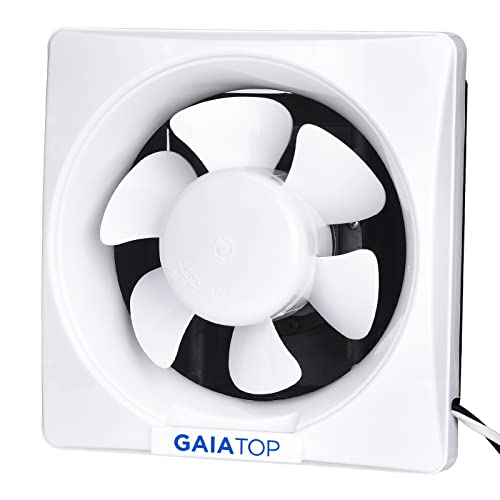 Gaiatop Wall Exhaust Fan 6 Inch 28W Home Ventilation Fan With Thick Inline Power Cord 220V Eu Plug For House, Kitchen, Attics, Garage Shed Pole Barn Hydroponic Basement