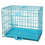 Kittupet Metal Cage With Removable Tray For Dogs/Rabbit Blue 30 Inch Medium (Blue 30Inch)