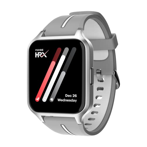 Noise X-Fit 1 (Hrx Edition) Smart Watch Fitness Tracker With 1.52″(3.9Cm) Ips Truview Display, Best In Class Resolution, Spo2, Stress, 24 * 7 Heart Rate Monitor & 10 Day Battery (Silver Grey)