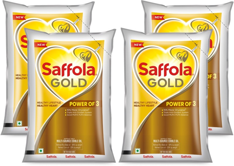 Saffola Honey Active, Made with Sundarban Forest Honey, 100% Pure, No sugar adulteration(1 kg)