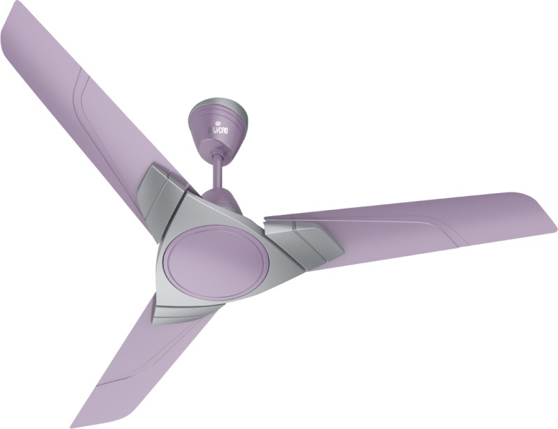 Polycab AEREO PLUS 1 STAR 1 Star 1200 mm 3 Blade Ceiling Fan(STAR LILAC – SILVER, Pack of 1)