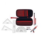 Reynolds Zinc Geometry Box | Instrument Box | Pencil Box | Rust Resistant Instruments, Multicolor