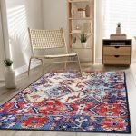 Status Contract 3 X 5 Feet Multi Printed Vintage Persian Carpet Rug Runner For Bedroom/Living Area/Home With Anti Slip Backing, 55 centimeters