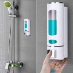 Pink Tokri LMX Dispenser for Liquid/Lotion/Sanitizer Wall Mounted 400 ml Gel, Lotion, Soap, Shampoo, Liquid Dispenser(White)