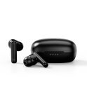 Wobble Beans A48 TWS Intuitive ANC in Ear Earbuds with 12mm Driver, Quad Mics, D.A.T chip, 360° Surround Sound, Low Latency, IP55, Touch & Voice Controls, Playback Upto 30h, Dual Connectivity – Black