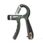 Lifelong Hand Gripper with Counter -Hand Grip for Men & Women- Adjustable Resistance 5-60kg -Polypropylene Forearm Strengthener- Forearm -Gym Accessories for Finger Exercise, Army Green