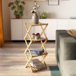 Lifelong Organiser | 4-Tier Bamboo Stand, Storage Rack, Perfume Shelf & Water-Resistant Tray for Toiletries | Elegant & Functional Storage Solution for Table & Office Accessories