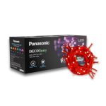 Panasonic Deco Fancy 10 Mtr LED String Light for Diwali, Decorative LED String Light for Ganesh Chaturthi, Christmas Decoration Light (Red)