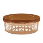 MILTON Keepex Pet Storage Jar, 1300 ml, Brown | Kitchen Container | Airtight | Food Grade | BPA Free…