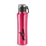 Milton Gulp 600 Thermosteel 24 Hours Hot or Cold Water Bottle, 575 ml, 1 Piece, Pink