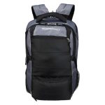 Amazon Basics 29 L Laptop Backpack for Men & Women | Spacious Front Pocket and Back Padding | For Travel, Outdoor, College | 34 L x 18 W x 45.5 H cm | Grey, Black