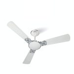 Havells Enticer Art Energy Saving 1200 mm Premium Designer Fan for Home| 100% Copper Winding Motor| High Power in Low Voltage Motor| Suitable for Living & Bedroom| Dust Resistant Coating (White)