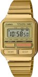 CASIO A120WEG-9ADF Vintage Gold Dial Gold Stainless Steel Band Digital Watch – For Men & Women