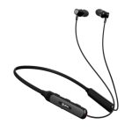 pTron Newly Launched Tangent Evolve with 34Hrs Playtime, HD Mic, Pristine Sound, Bluetooth V5.3 with Dual-Device Pairing Wireless Neckband, Voice Assistant, Type-C Fast Charging & IPX4 (Black)