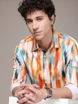 French Connection Men Printed Casual Multicolor Shirt