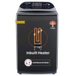 Voltas Beko, A Tata Product 10 Kg 5 Star Fully-Automatic Top Loading Washing Machine (WTL1006UEAH/OBS3060, Dark Grey, Inbuilt Heater)