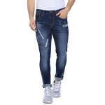 Campus Sutra Men’s Slim Jeans (AMZ22JN_SHD02_M_PLN_NBU_AZ_Navy Blue_34)