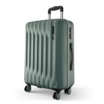 Safari Ray Neo 8 Wheels 77cm Large Size Check-in Trolley Bag, Hard Case Polycarbonate 360 Degree Wheeling Luggage for Men & Women, Travel Bag, Suitcase for Travel, Trolley Bags for Travel, Sage Green