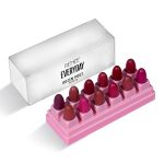 RENEE Everyday Dozen Pout Mini Lipsticks | Creamy Texture, Matte Finish, Long-Lasting | With Shea Butter, Almond Oil & Vitamin E | Hydrates & Softens Lips | Travel-Friendly, Set of 12 | 14.4 g