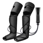 AGARO MAGMA Air Compression Leg Massager, Leg Foot Calves Thigh Massage Machine with Handheld Controller for Pain Relief and Blood Circulation (Black)