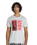 Puma Men’s Printed Regular Fit T-Shirt (625284_Light Gray Heather