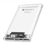 Zebronics 2.5″ SSD/HDD Enclosure, Max. 4TB Storage, Upto 5Gbps Transfer Speed, Tool-Free Slide Design, USB to Micro B Connector, Windows, Mac, Linux Support, Transparent Case (CSH101)