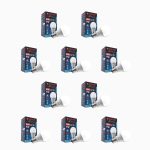 ANCHOR 9 W Basic Standard B22 LED Bulb(White, Pack of 10)