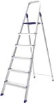 Flipkart SmartBuy 6 Step With Heavy Platform Ladder For Home Aluminium Ladder(With Platform)