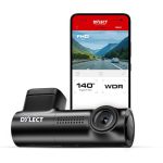 Dylect® Sense Classic 1080p Single Channel Dash Cam with Night Vision, 140° Wide-Angle Lens, G-Sensor, Loop Recording, Wi-Fi & App Control, Parking Mode Support, Supports 1TB