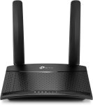 TP-Link TL-MR100 4G Router 2.4 GHz 300 Mbps Wifi Speed Single Band External Antenna Ethernet (Cable Broadband)(Black)