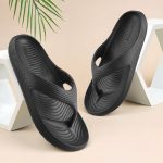 RED TAPE Women Flip Flops(Black , 7)