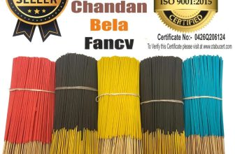 Omtirth INCENSESTICK COMBO SET OF 5 400gm GULAB, MOGRA, CHANDAN, BELA, FANCY(400 g, Set of 5)