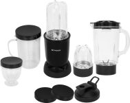 FABER FSB 400 W Juicer Mixer Grinder(SPORTZ BLENDER FSB 5 in 1 Nutrifit Nero | 5 Jars | Black)