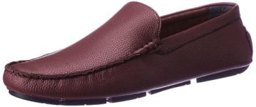 Bata Mens Formal Shoes Jerry Loafer E 24 (8515091) _Maroon_UK7