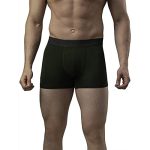 Underjeans Green Cotton Trunk for Mens