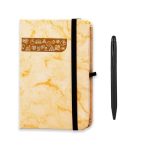 Amazon Basics A5 Dotted Journal Notebook | 240 Pages | Elastic Closure & Ribbon Bookmark | Pen with Stylus Tip for Mobile Use & Stickers | Archival-Quality Paper | Perfect for Bullet Journaling