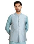 Amazon Brand – Symbol Men’s Lightweight Nehru Jacket (SY-A22-MNA-JTK-06_Sky_XL)