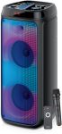 Intex BoomBox 5000 Wireless Mic, RGB Lightning 70 W Bluetooth Party Speaker(Black, Stereo Channel)