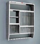 A-ONE Utensil Kitchen Rack Steel Wall Mounted Dish Rack (39×36)