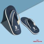 RED TAPE Men Flip Flops(Blue, Off White , 9)