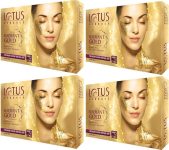 LOTUS Herbals Radiant Gold Cellular Glow Facial Kit_ 37gm ( Pack of 4 )(4 x 37 g)