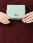 LAVIE Women Casual Green Artificial Leather Wallet(6 Card Slots)