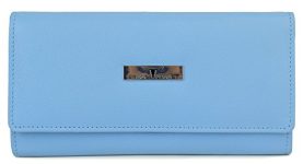 URBAN FOREST Natalie SkyBlue Leather Wallet for Women