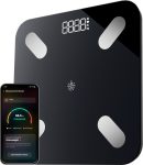 Cult Bluetooth Weight Machine, 20+ Parameters, BMI, US FDA Approved, 10 users Weighing Scale(Black)