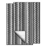 Cortina Microfiber Striped Design Anti-Skid Bath Mats | Soft & Super Absorbent Mats for Shower | Washable, Non-Slip & Quick-Drying Mats, 40×60 CM | Pack of 2 (Black)