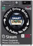 LG 9 Kg, 5 Star, AI Direct Drive Technology, Steam, 6 Motion DD & Wi-Fi Fully-Automatic Front Load Washing Machine (FHP1209Z5M, Intelligent & Convenient Fabric Care, Allergy Care, Middle Black)