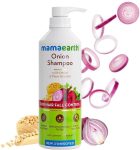Mamaearth Onion Shampoo for Growth & Hair Fall Control with Onion & Plant Keratin(600 ml)